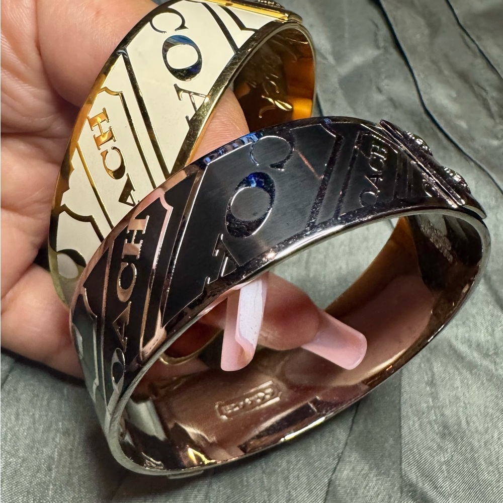 Authentic Coach Enamel Bangles - Picture 4 of 8